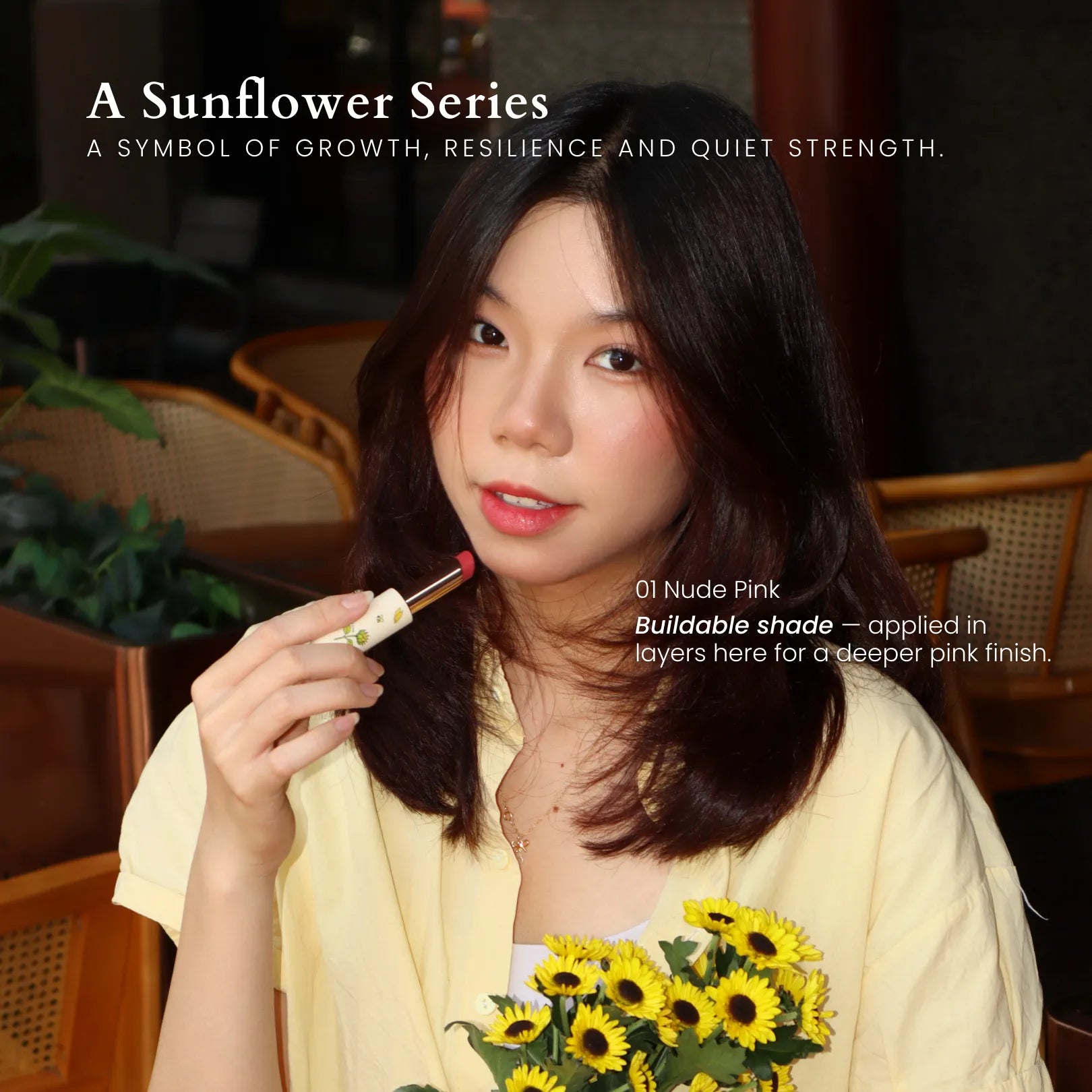 Made Gentle Lipstick - Sunflower Series