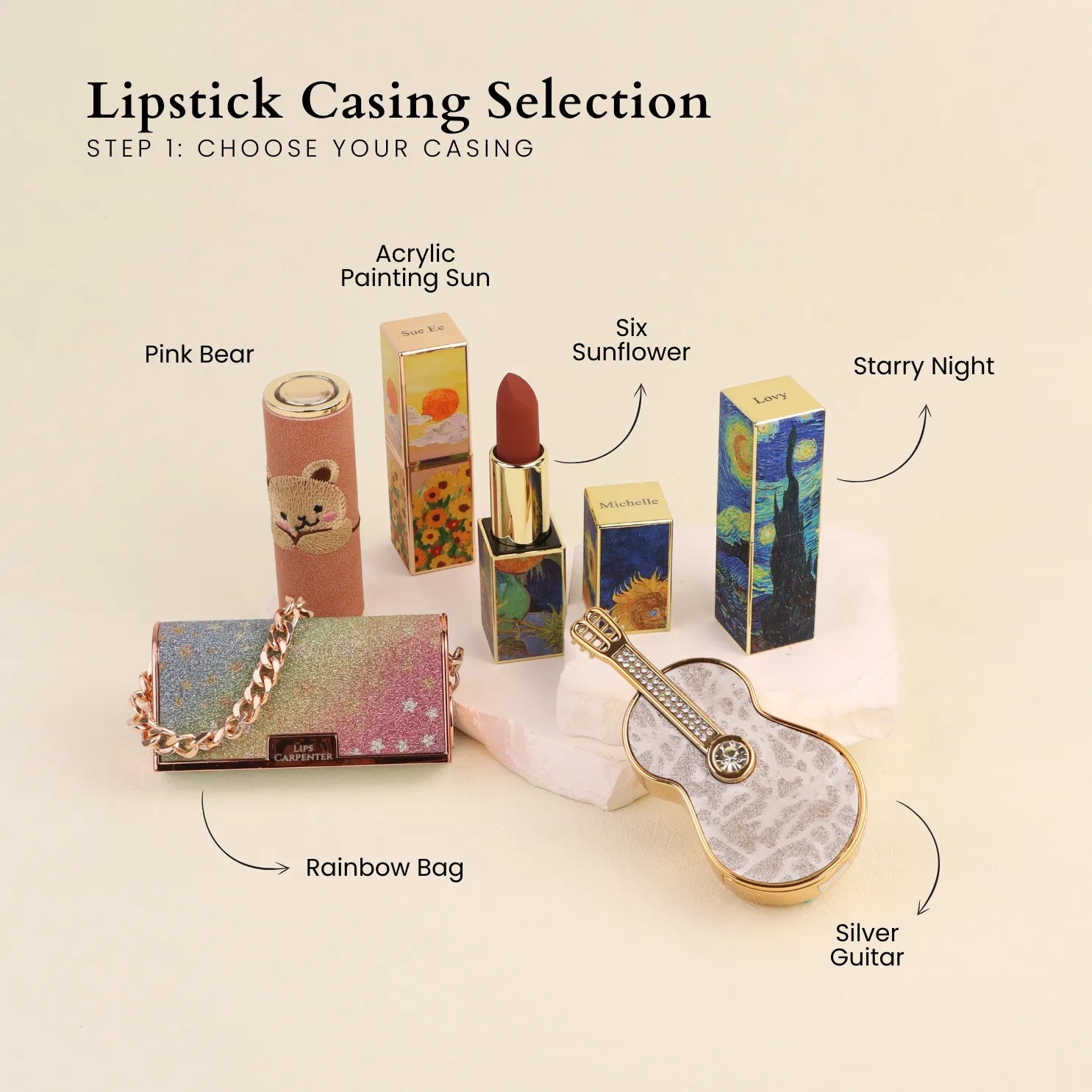 Top 6 Best-Selling Custom Lipsticks