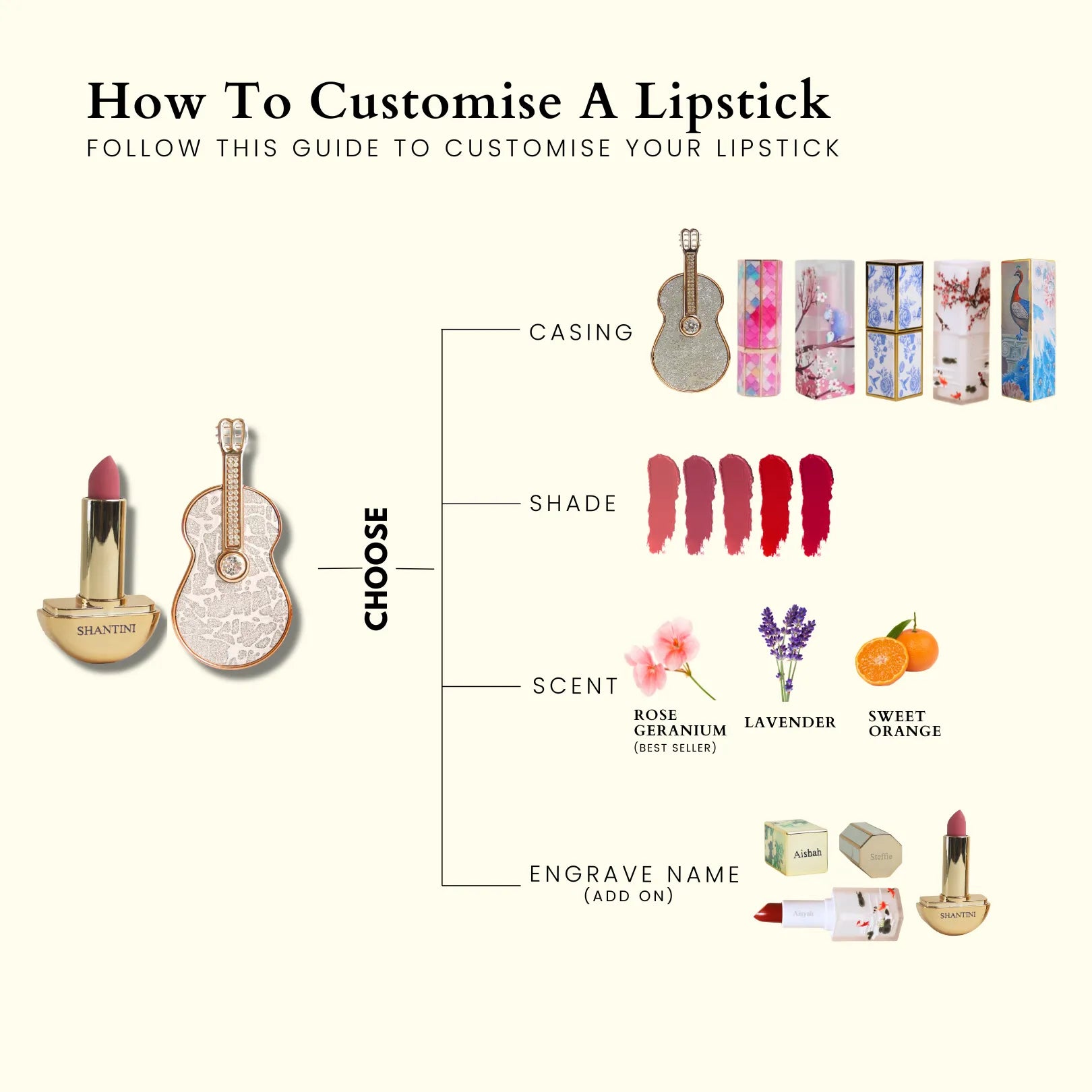 Top 6 Best-Selling Custom Lipsticks