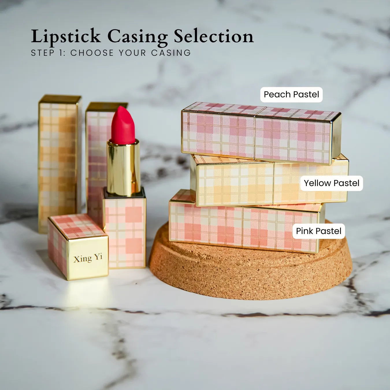 Customised Lipstick - Pastel Series