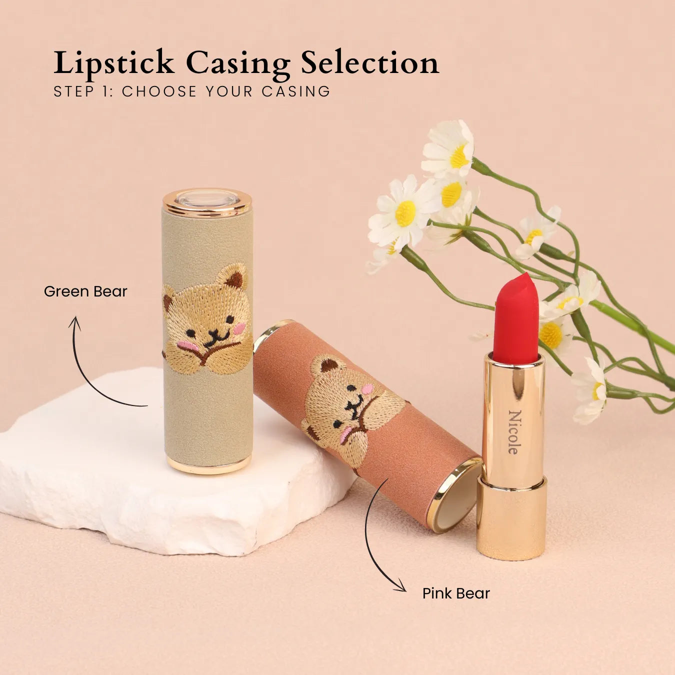 Customised Lipstick - Bear Series
