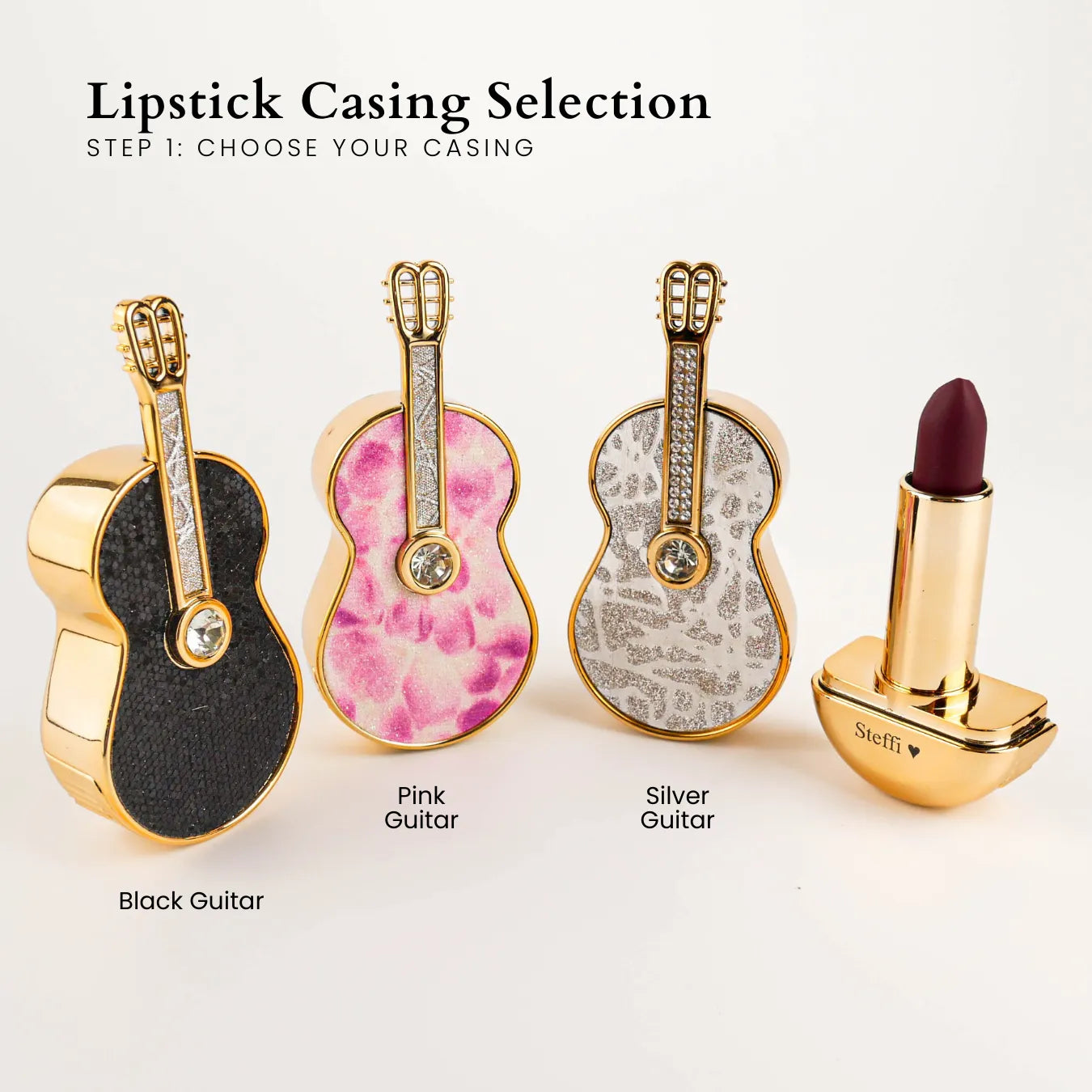 Customised Lipstick - Guitar Series