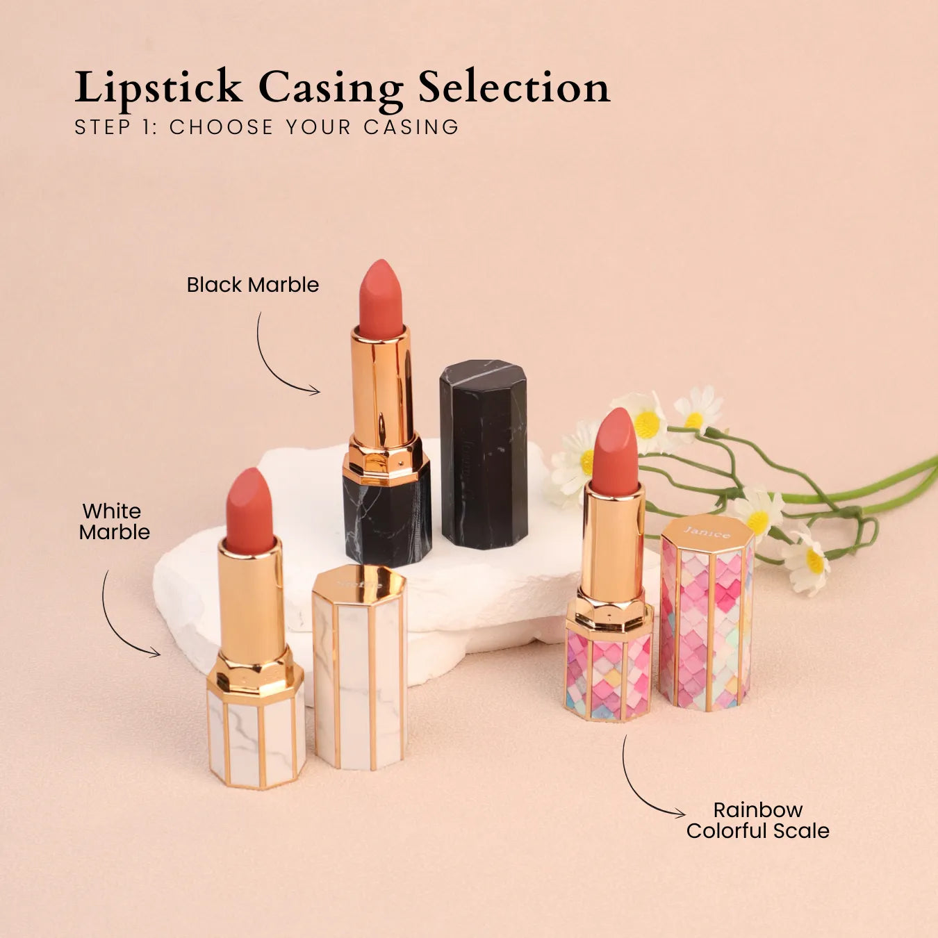 Customised Lipstick - Octagon Series