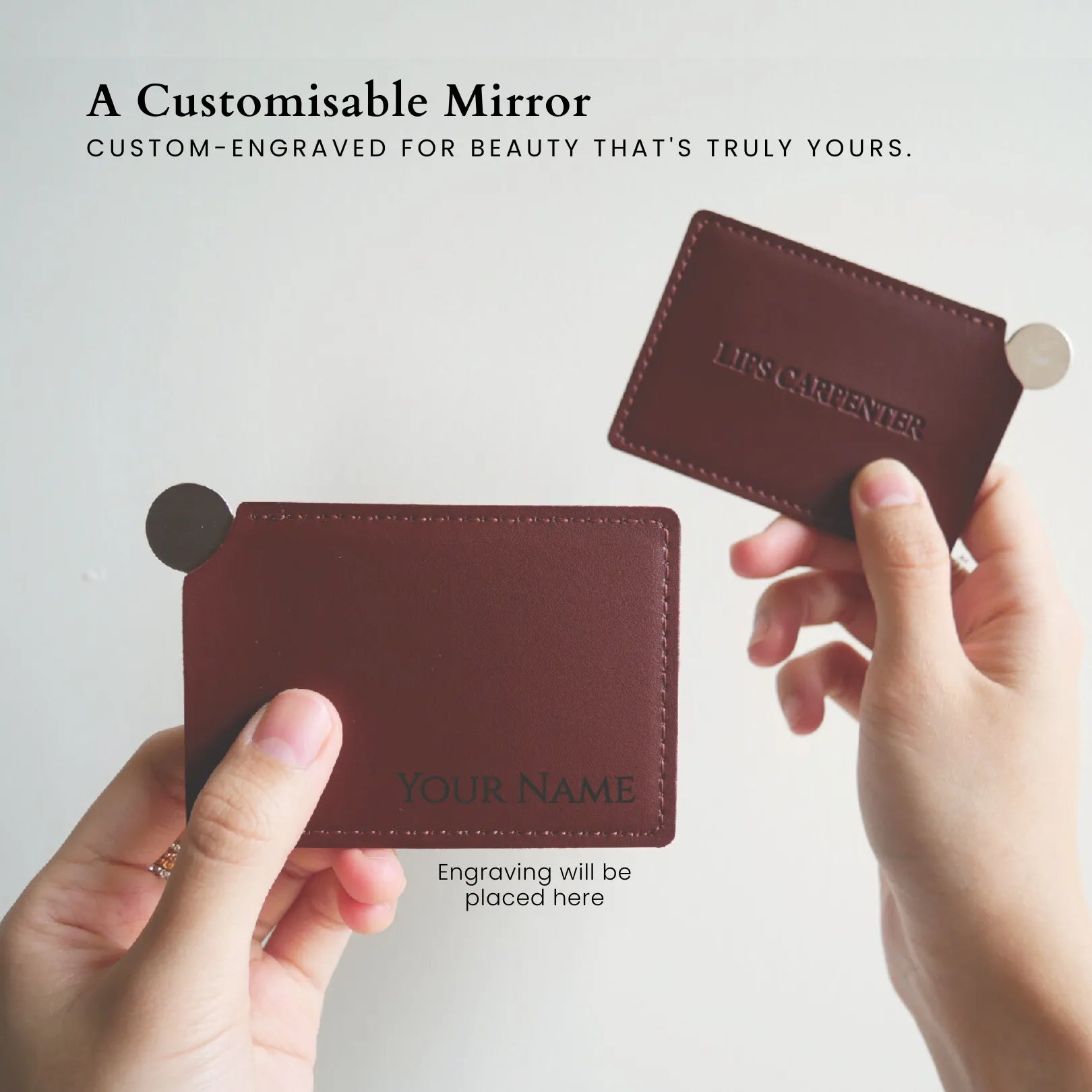 Stainless Steel Pocket Mirror