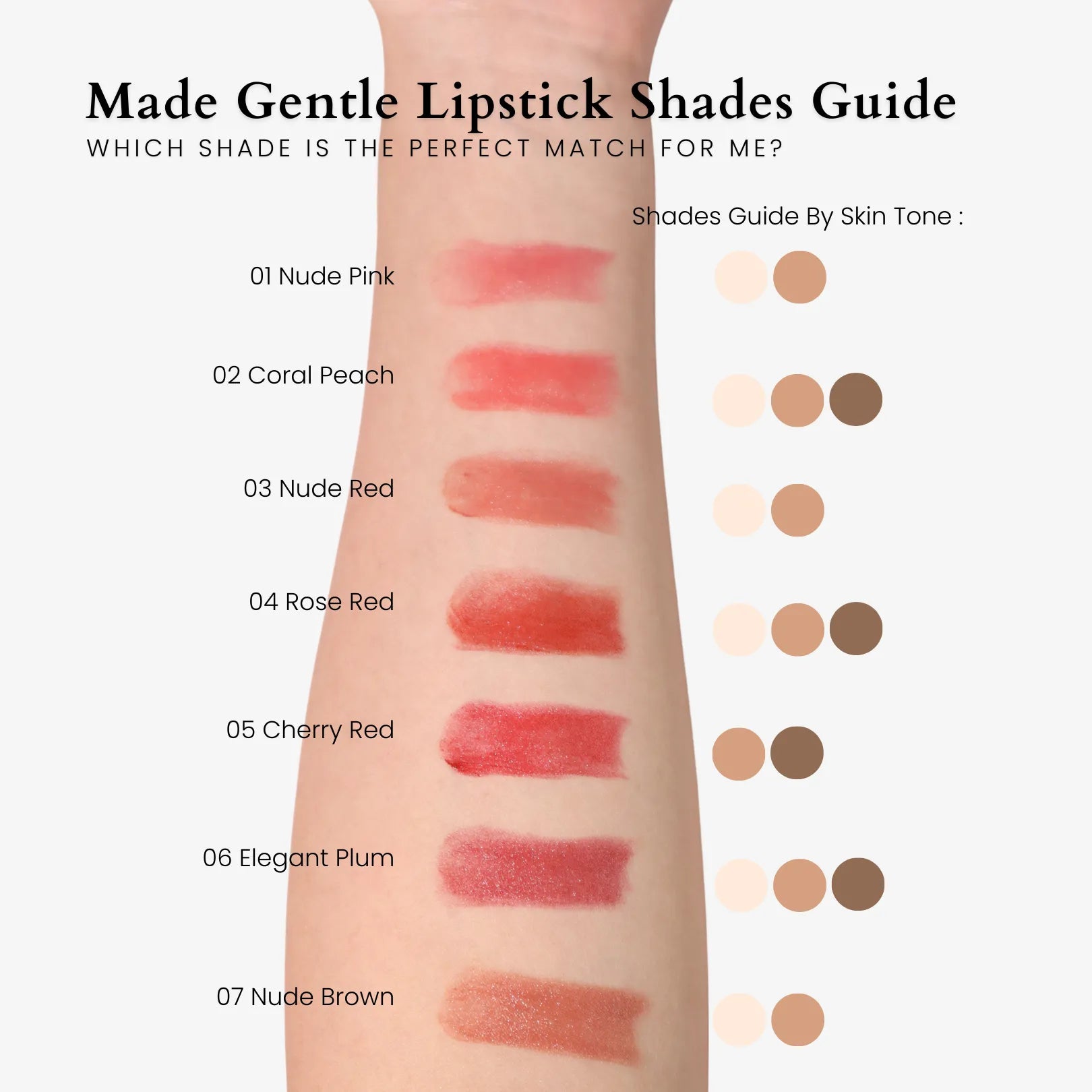 Made Gentle Lipstick - Sunflower Series