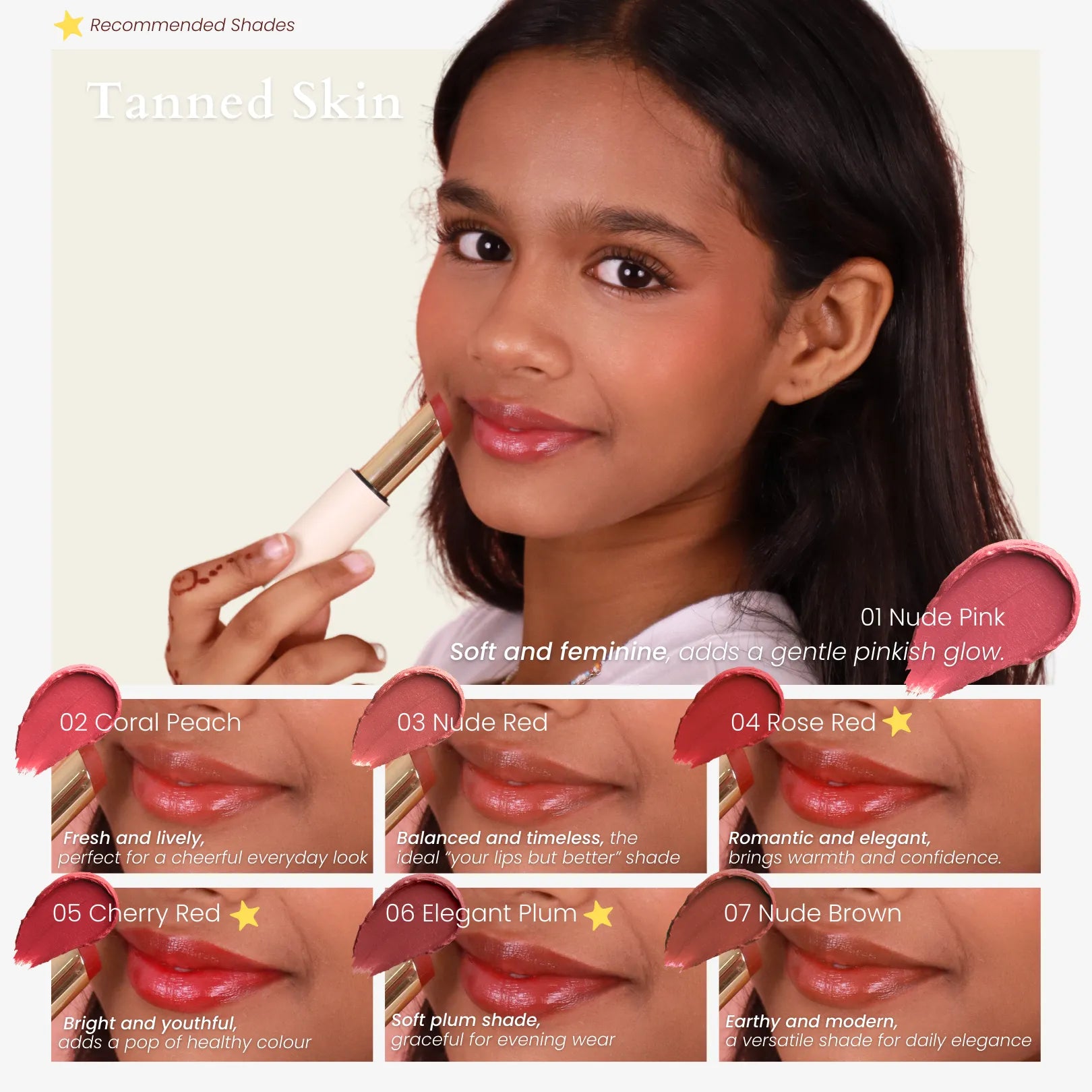 Made Gentle Lipstick - Sunflower Series