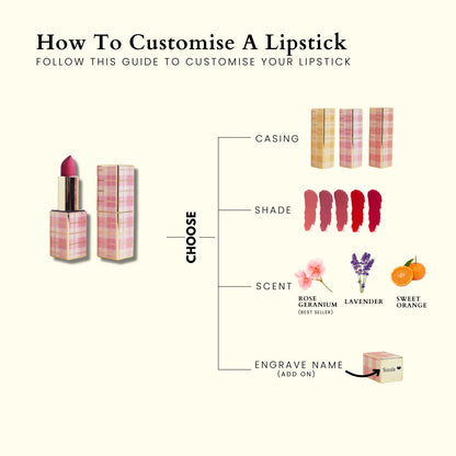 Customised Lipstick - Pastel Series