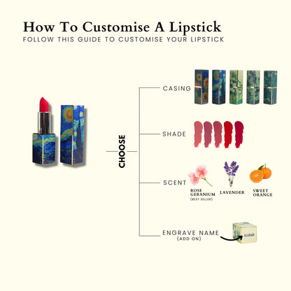 Customised Lipstick - Van Gogh Series