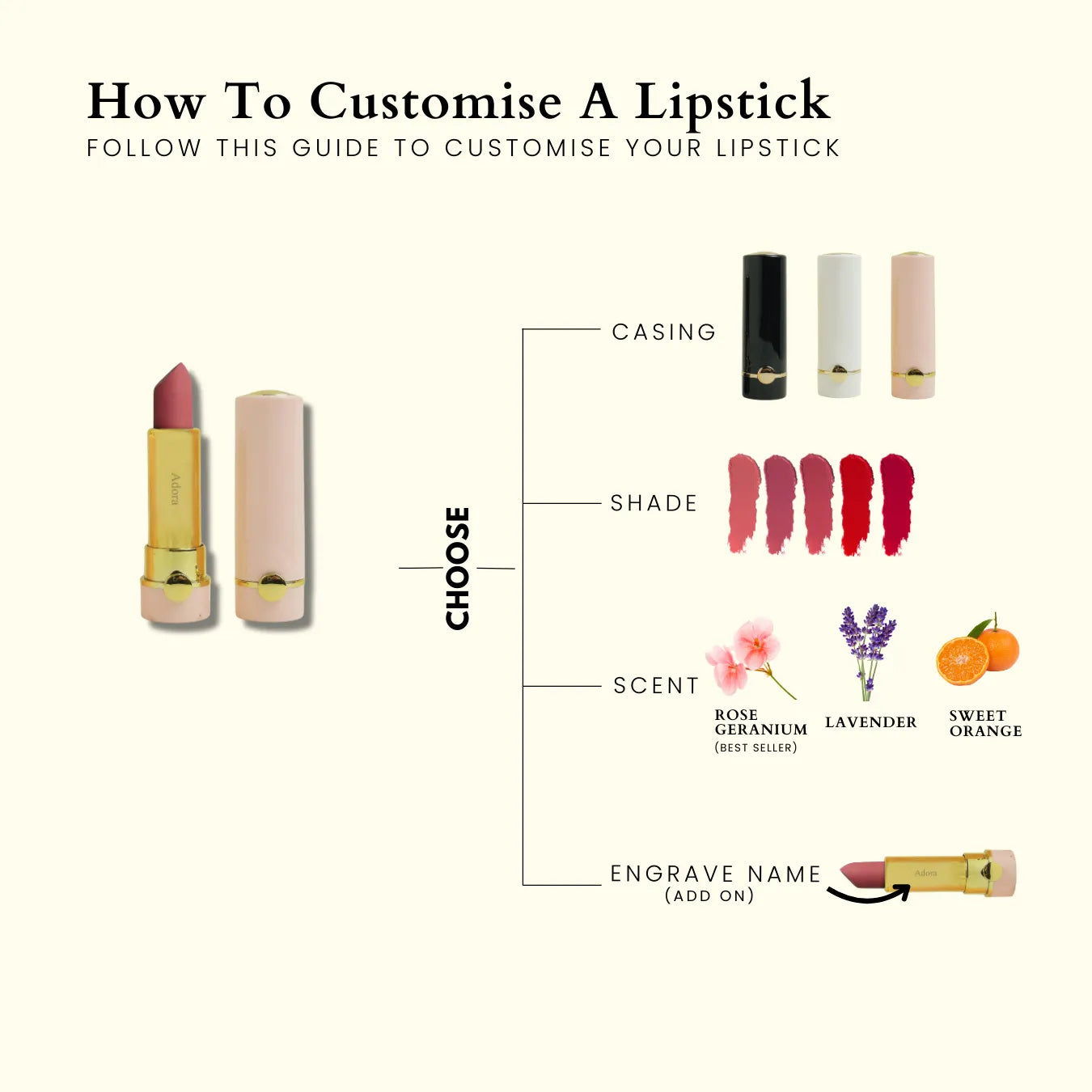 Customised Lipstick - Minimalist Series