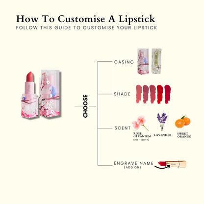 Customised Lipstick - Transparent Series