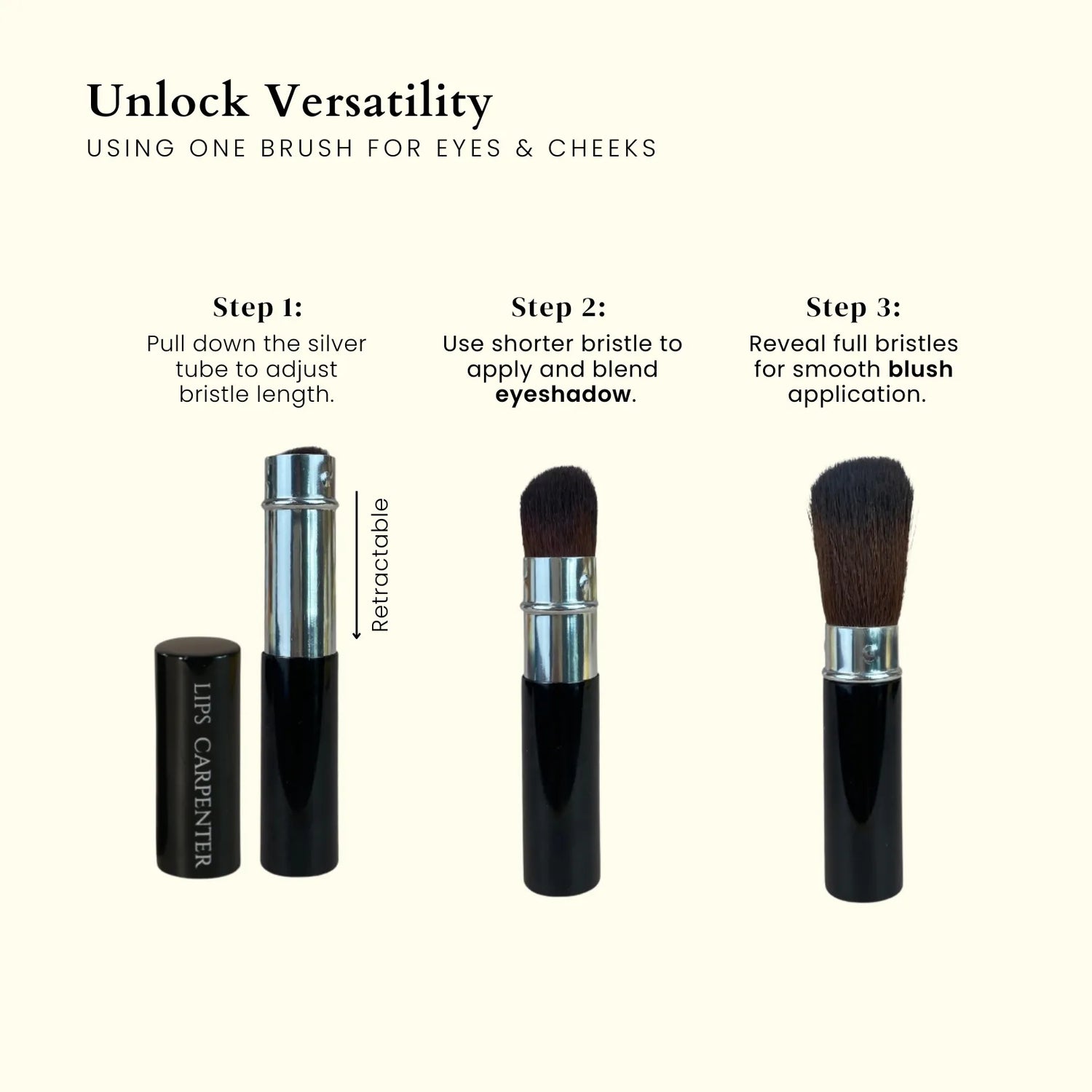 Retractable Makeup Brush