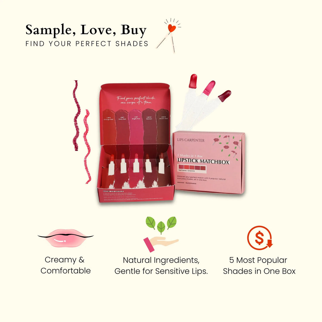 Lipstick Sample Kit – Matchbox