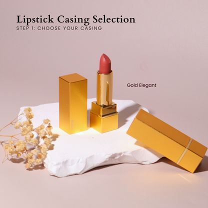 Customised Lipstick - Gold Elegant Series