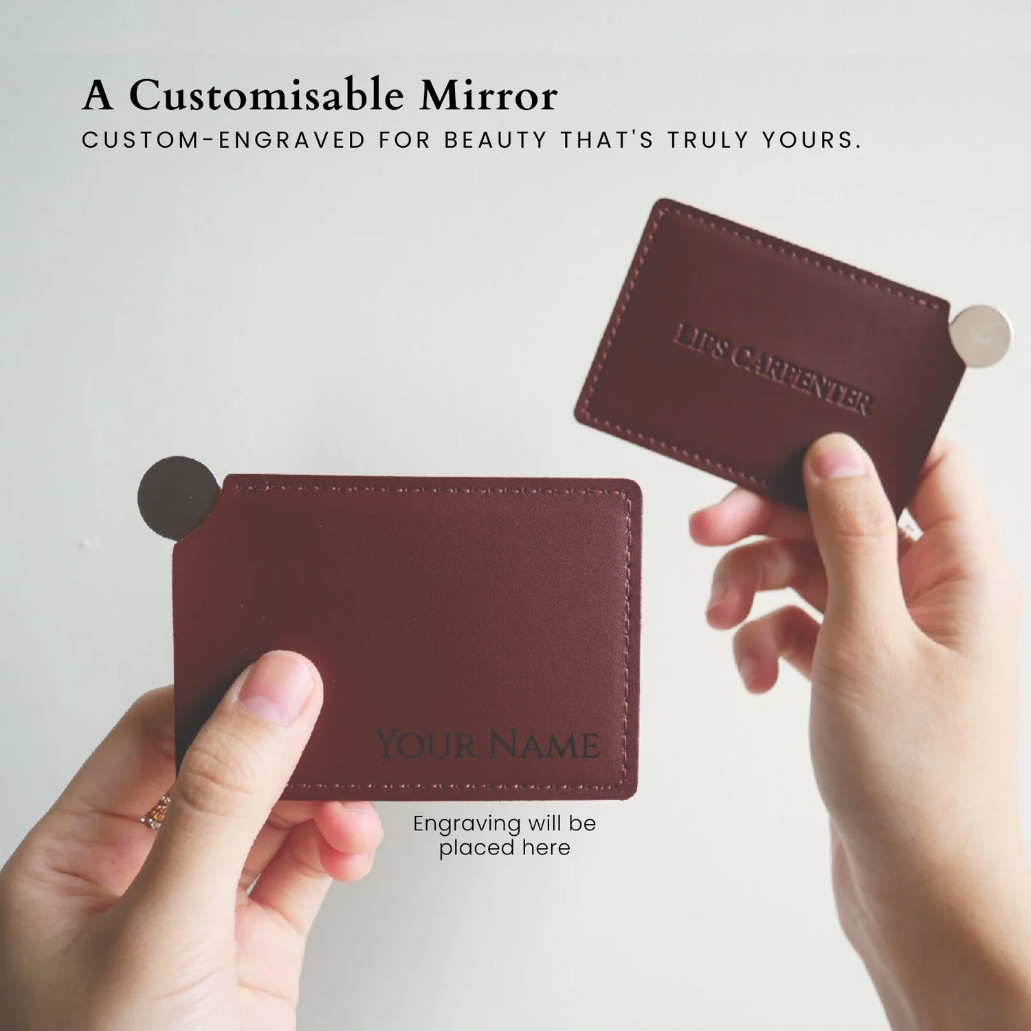 Stainless Steel Pocket Mirror