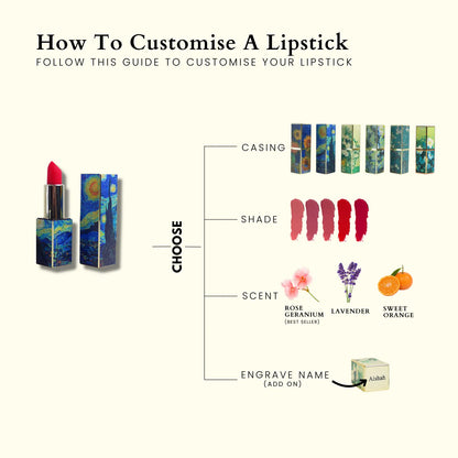 Customised Lipstick - Van Gogh Series