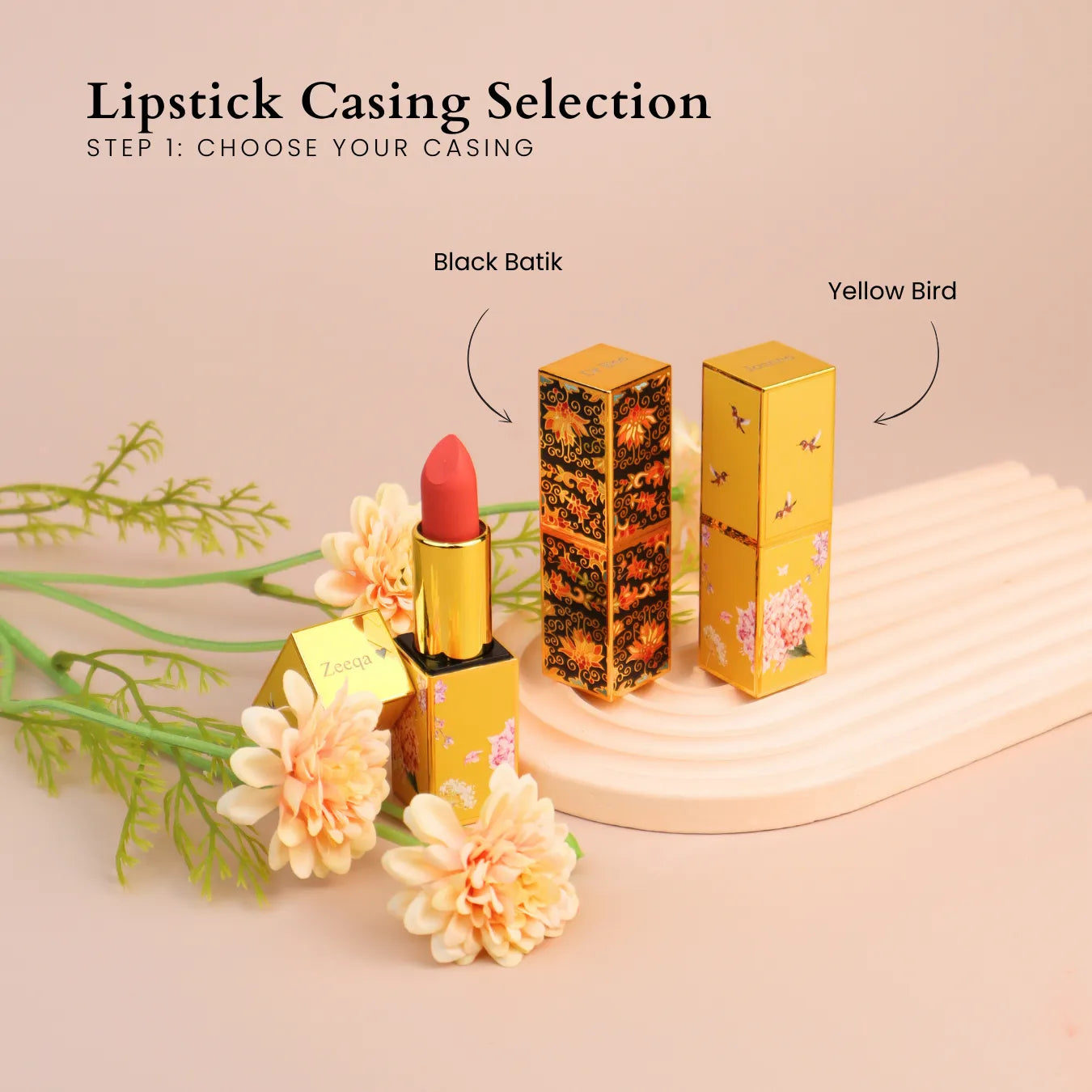 Customised Lipstick - Flowery Series