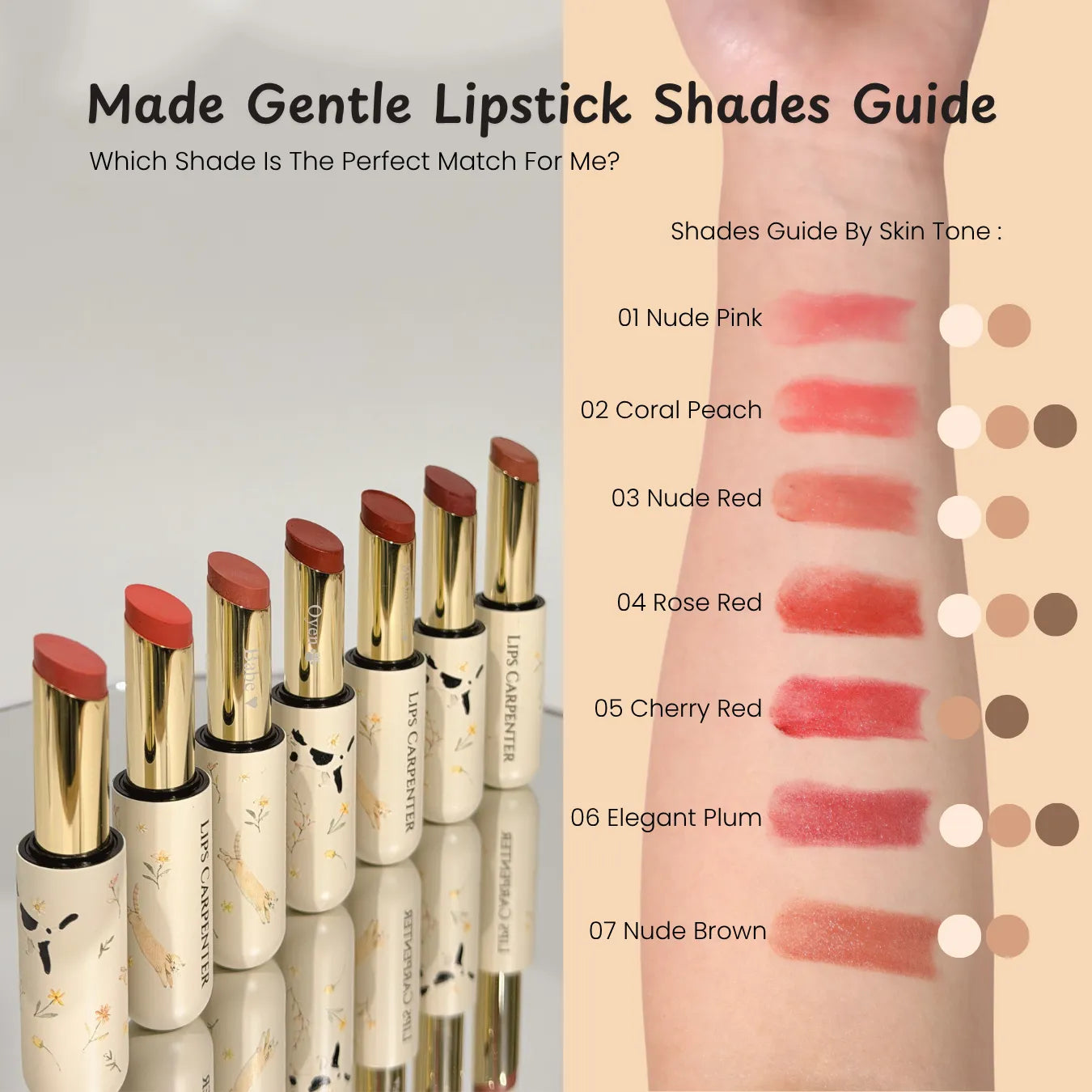 Made Gentle Lipstick - Cat Series