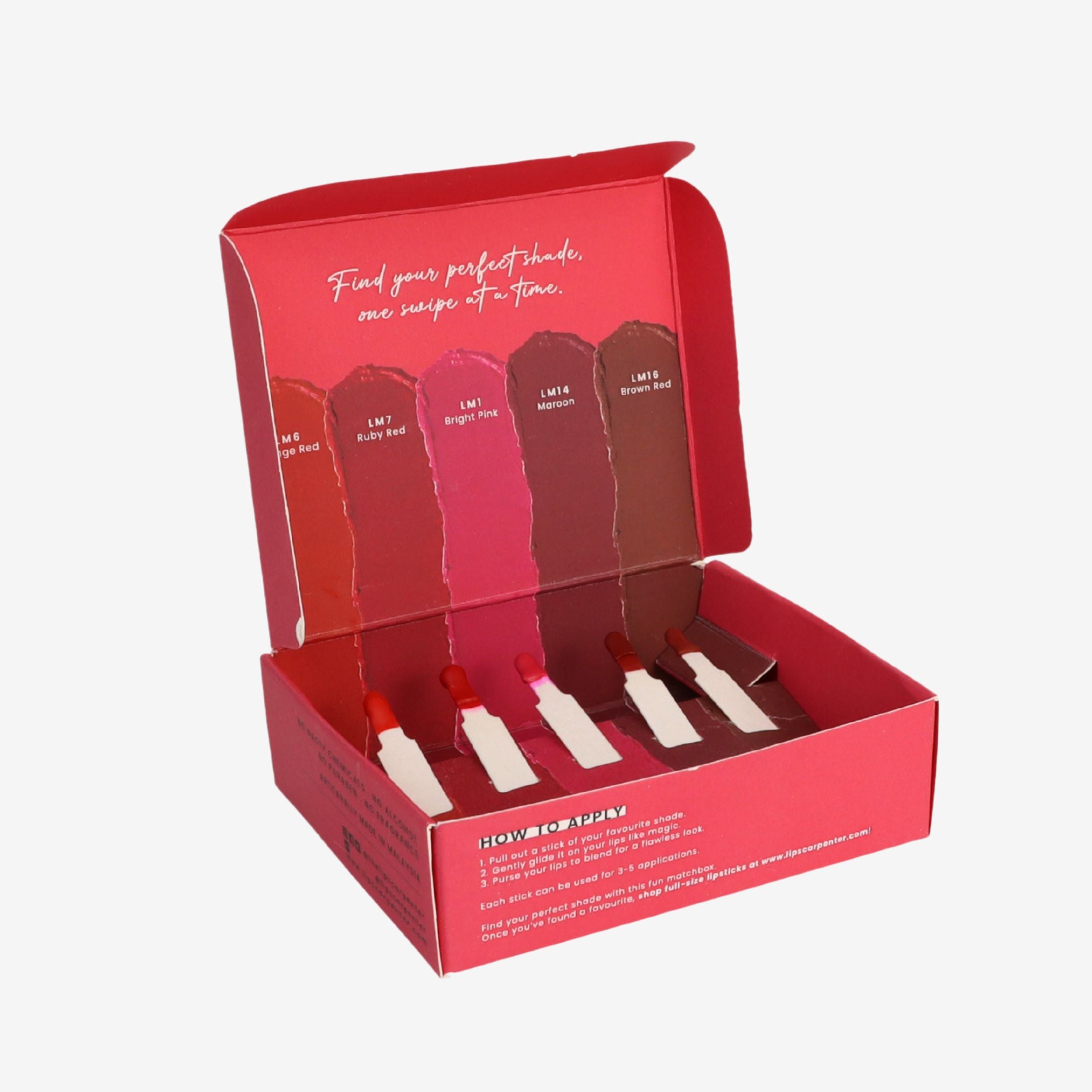 Lipstick Sample Kit – Matchbox