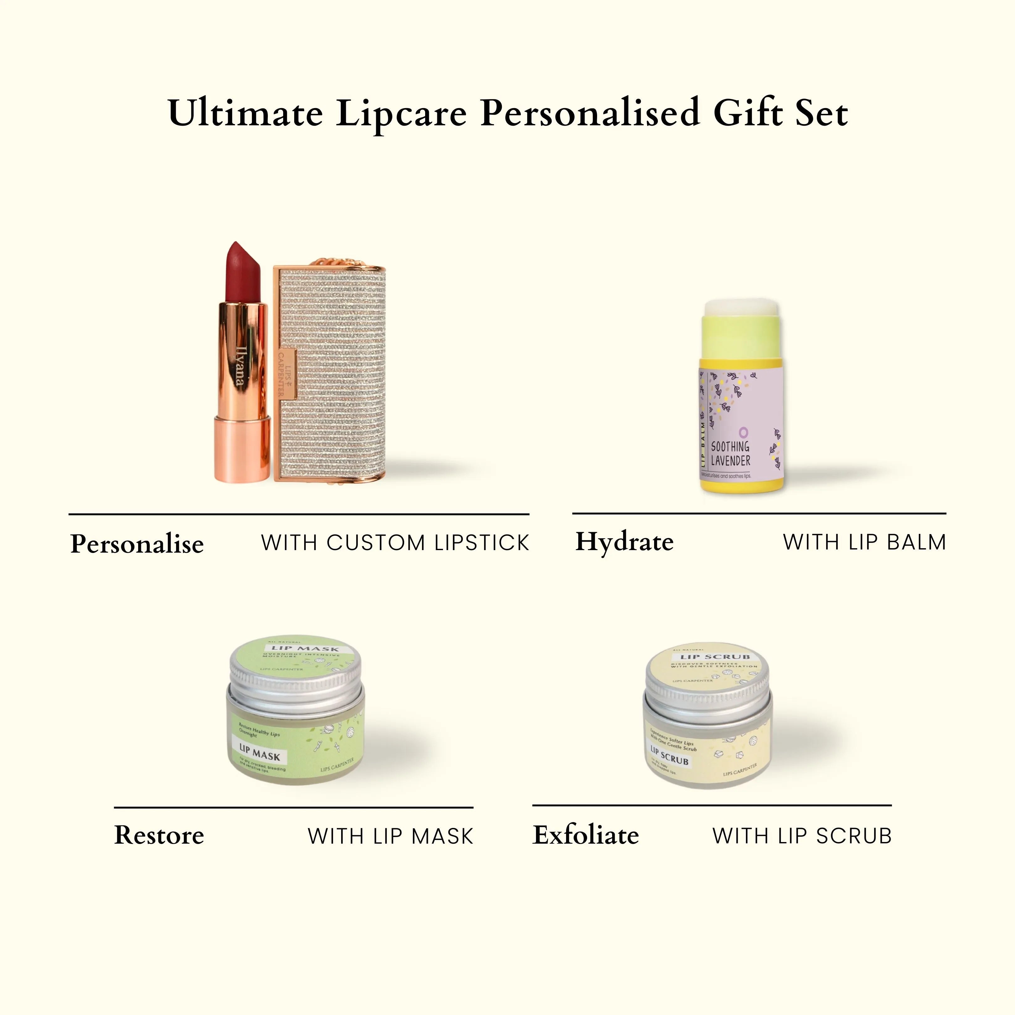 Ultimate Lipcare Personalised Gift Set